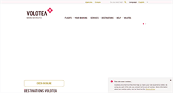 Desktop Screenshot of news.volotea.com